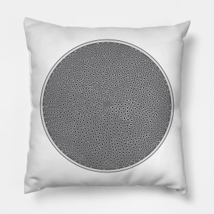 Diatom - Coscinodiscus - Artwork Pillow