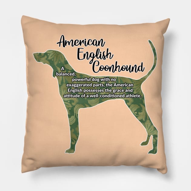 American English Coonhound Pillow by ApolloOfTheStars