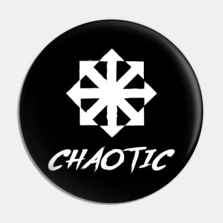 Chaotic Symbol of Chaos Pin