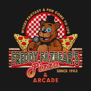 Freddy Fazbear's Pizza Since 1983 Worn Out T-Shirt