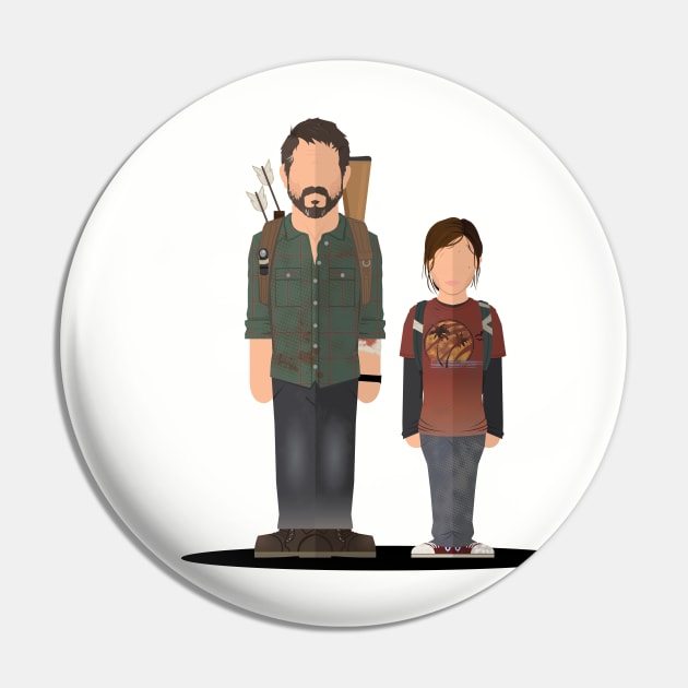 Last of Us - Joel & Ellie Pin by hello@jobydove.com