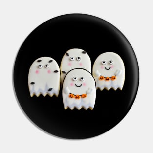 Cute Spooky Halloween Ghost Cookies Pin
