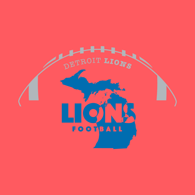 Detroit Lions by Crome Studio