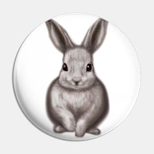 Cute Rabbit Drawing Pin