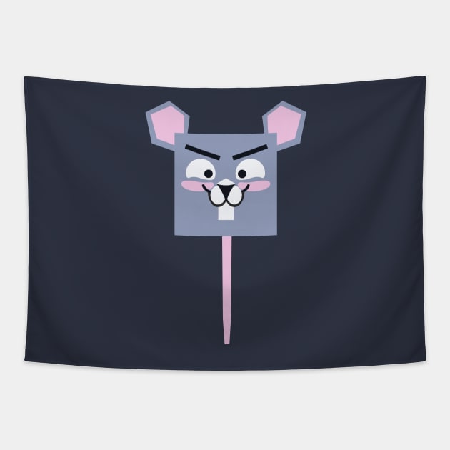 Cute Tiny Mouse Tapestry by LironPeer