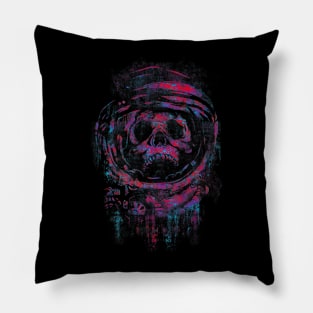 Skull Astronaut Dead In Space Pillow