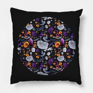 Halloween – Black Background Pillow