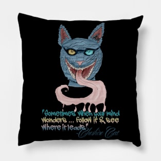 (Ali in Wundaland) Cheshire Cat Pillow