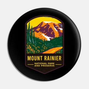 Mount Rainier National Park And Preserve Pin