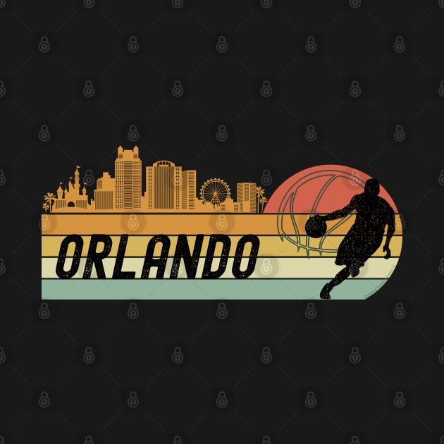 Orlando Fans Phoenix AZ Cityscape by Dibble Dabble Designs