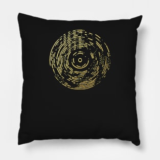 Gold Disc Pillow