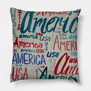 America America America Pillow