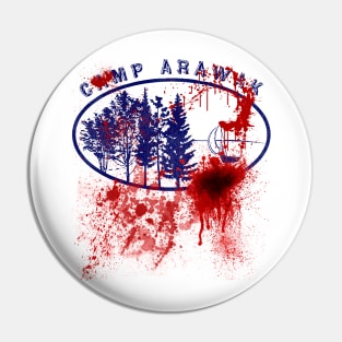 Angela's Camp Arawak Tee - Sleepaway Camp Pin