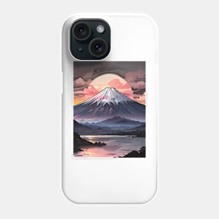 rising sun design Phone Case