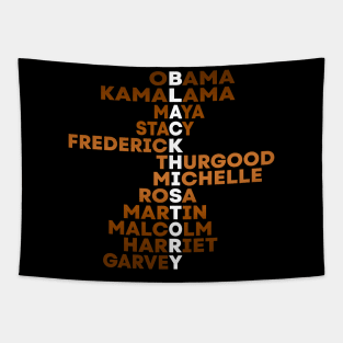 Black History Month Awareness Proud African American Tapestry