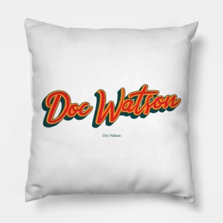Doc Watson Pillow