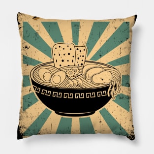 Vintage Japanese Ramen Pillow