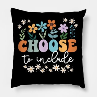 Choose To Include For Autism Teacher Special Education SPED Pillow