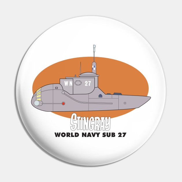 World Navy sub from 'Stingray' Pin by RichardFarrell