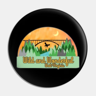 Wild and Wonderful Mothman Pin