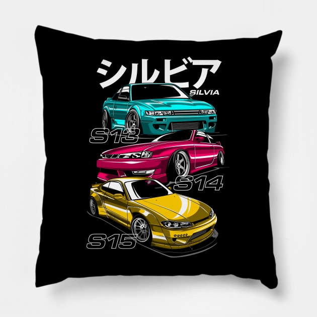 S-CHASSIS LEGEND Pillow by rizadeli