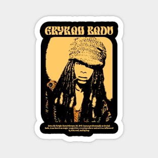 erykah b. vintage Magnet