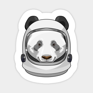 Panda as Astronaut with Helmet Magnet