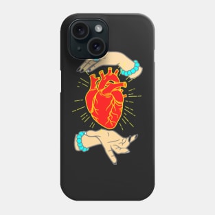 My heart is in your hands Phone Case