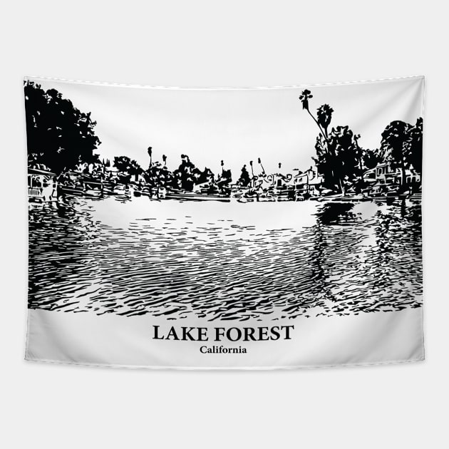 Lake Forest - California Tapestry by Lakeric