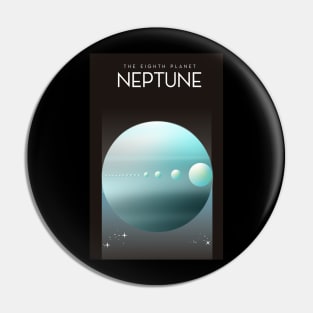 Neptune Space art Pin