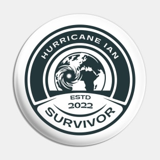 Hurricane Ian Survivor Pin