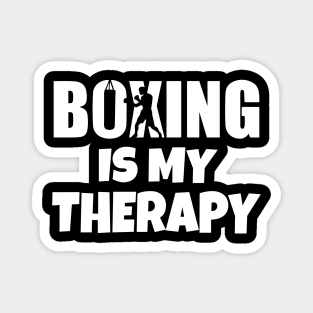 Boxing Is My Therapy Magnet