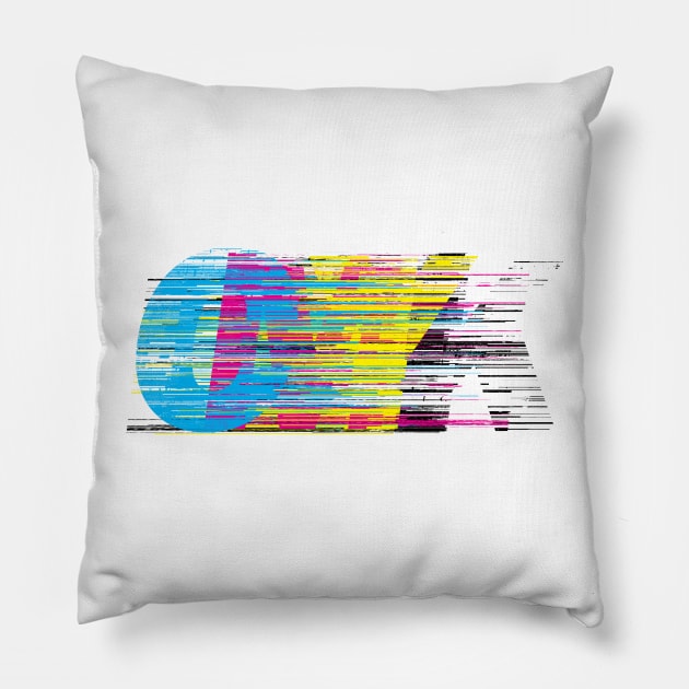 CMYK Pillow by bulografik