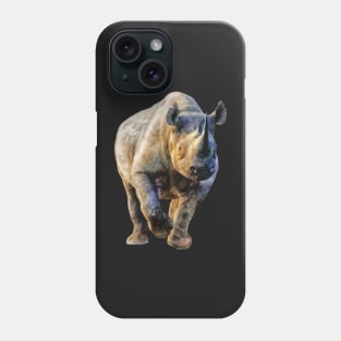 Black Rhino in Colour | African Wildlife Phone Case