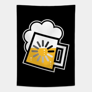 Beer Loading (Drinking In Progress / Icon / /) Tapestry