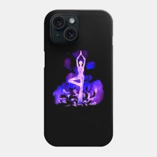 Yoga violet inv Phone Case