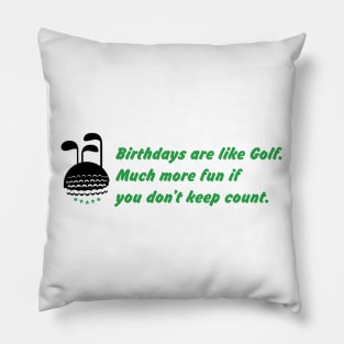 Birthday golf Pillow