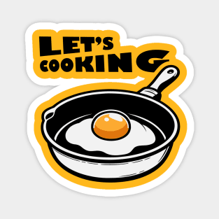 Let's Cooking Magnet