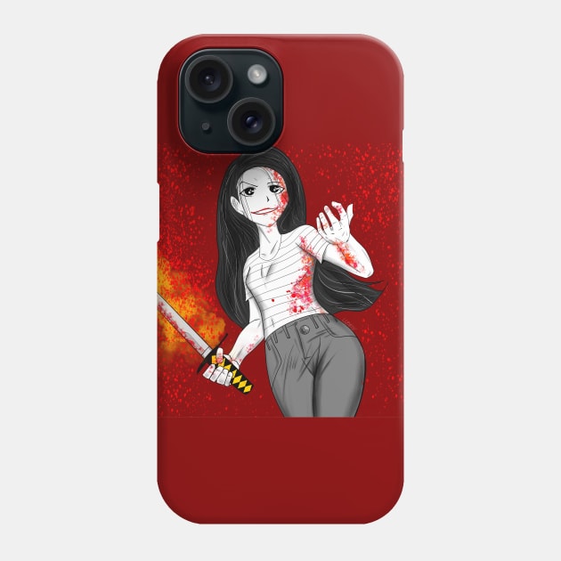 jane doe in sword assasin arts Phone Case by jorge_lebeau