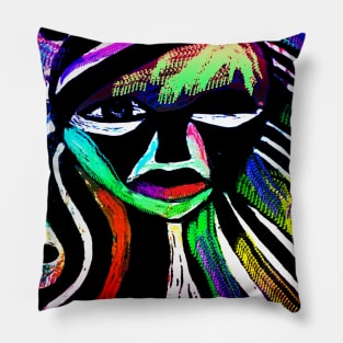 Powerful girl II Pillow