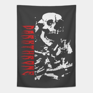 Darkthrone Skull Fanart Tapestry