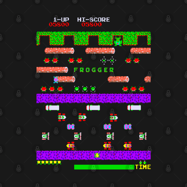 Mod.2 Arcade Frogger Video Game by parashop