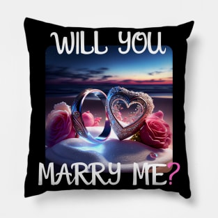 Marriage Proposal For Wedding Or Engagement - Romantic Gift Idea Pillow