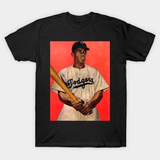 Jackie Robinson 42 Dodgers T-shirt Baseball Vintage Tribute Shirt
