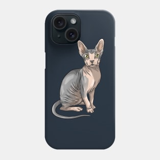 Cute Sphynx Cat Phone Case