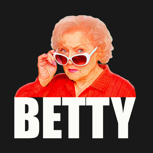 Discover Betty - Betty White - T-Shirt