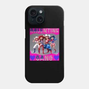 Galentine gang rodeo girls Phone Case