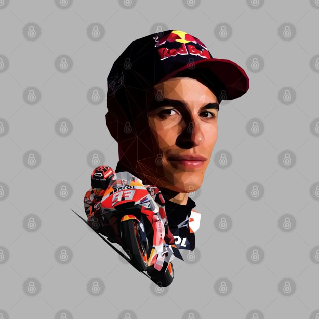 Marquez 93 lowpoly by pxl_g