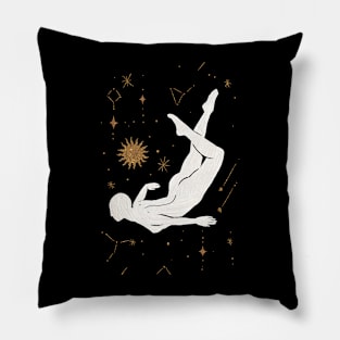 Fly Astro Celestial Feminine Pillow