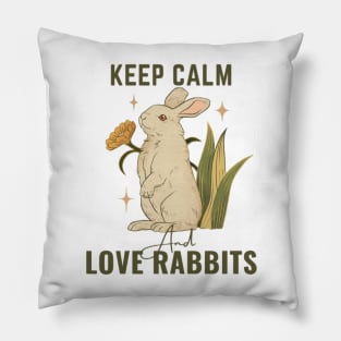 Love Rabbits Pillow